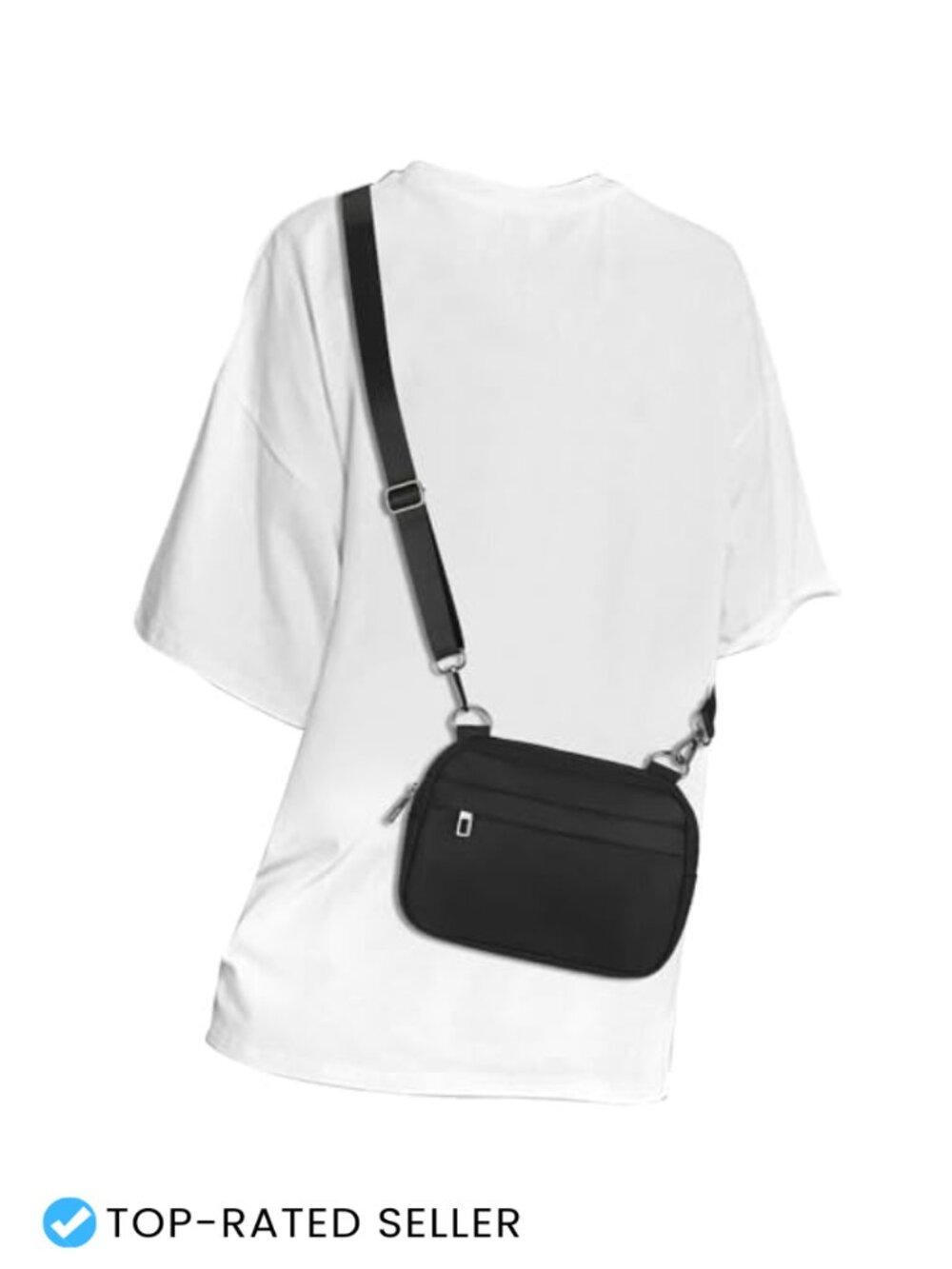 MAXTOP Small Crossbody Bag Belt Bag Fanny Pack Adjustable Strap Nylon Water